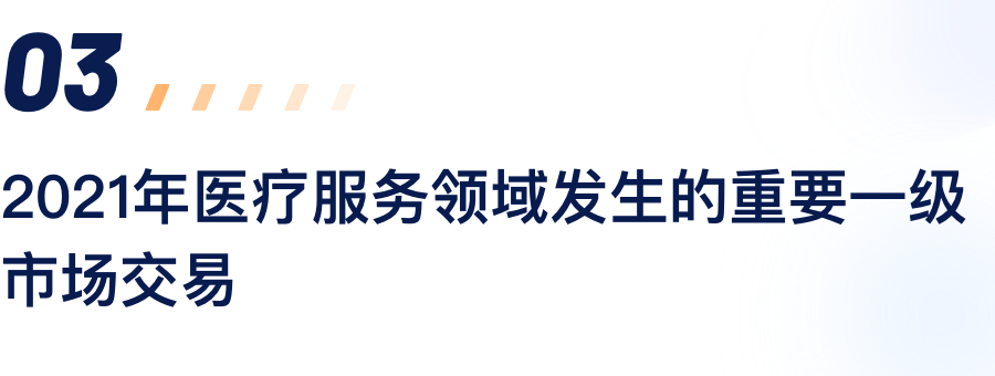 2021年医疗效劳领域爆发的主要一级市场生意.png